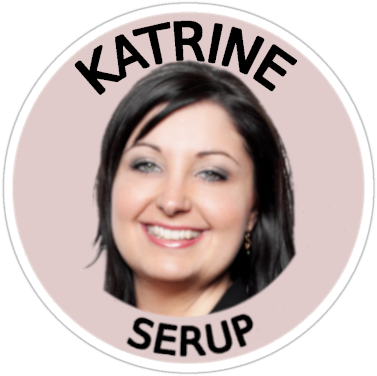 Katrine i rundt logo med tekst om - Main Logo